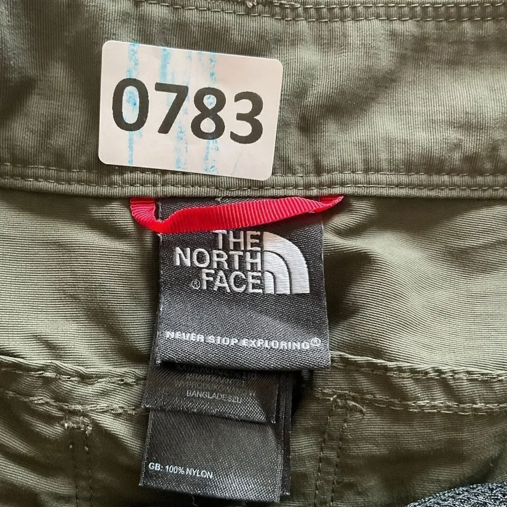 The North Face Mens Green/Brown Lightweight Outdoors/Hiking‎ Cargo Shorts  30/M